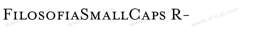 FilosofiaSmallCaps R字体转换